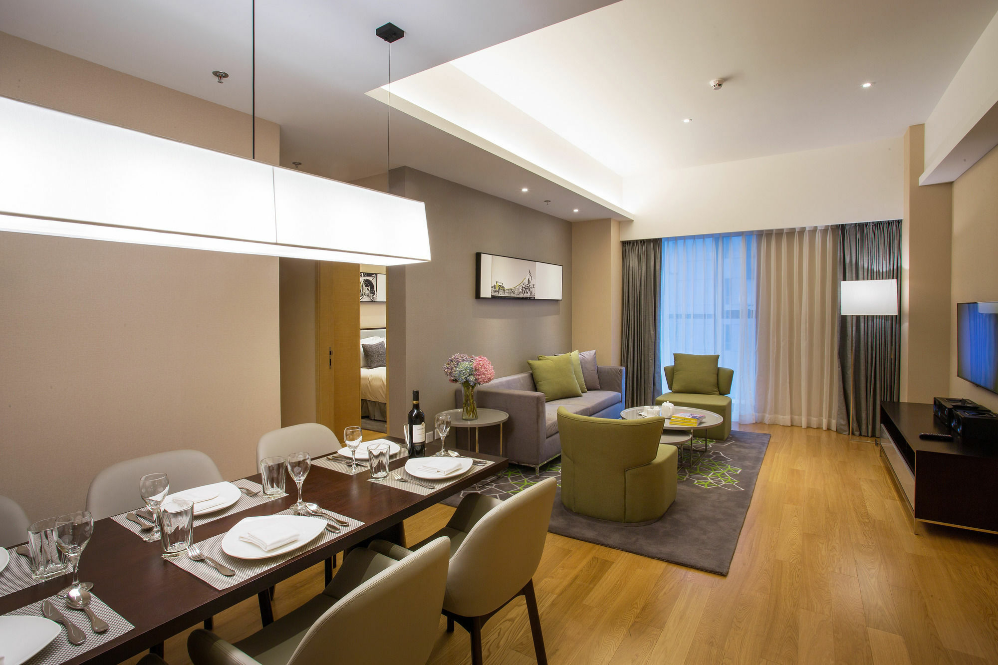 Cm Service Apartment Тяньцзінь Екстер'єр фото